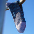Load image into Gallery viewer, Pilgrim Surf + Supply Merino Wool Pennant Repeat Crew Sock - Blue