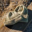 Load image into Gallery viewer, Pilgrim Surf + Supply Cashmere & Lambswool Blend Ribbed Hat - Moss
