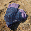 Load image into Gallery viewer, Pilgrim Surf + Supply Merino Wool Pennant Repeat Crew Sock - Blue