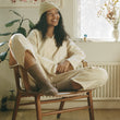 Load image into Gallery viewer, Pilgrim Surf + Supply Cashmere & Lambswool Blend Defender Boot Sock - Chestnut