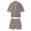 Load image into Gallery viewer, Organic Cotton Extra Heavyweight Kimono Robe Set - Chateau Grey