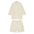 Load image into Gallery viewer, Organic Cotton Extra Heavyweight Kimono Robe Set - Dark White