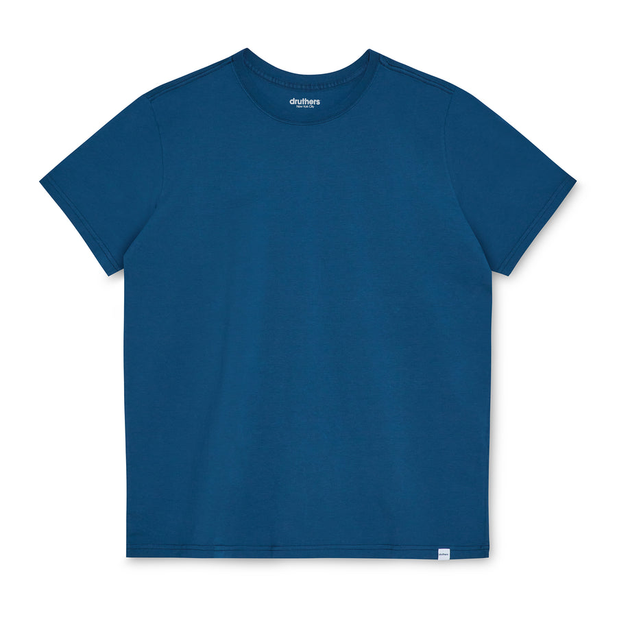 GOTS® Certified Organic Cotton T-Shirt - Dusty Indigo