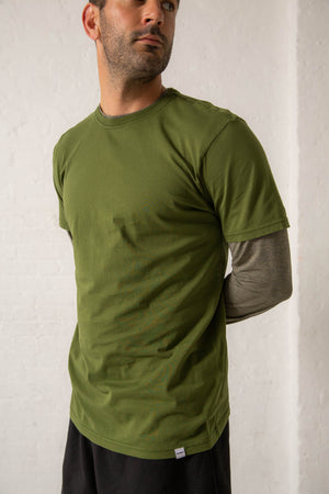 Certified Organic Cotton T-Shirt - Olive