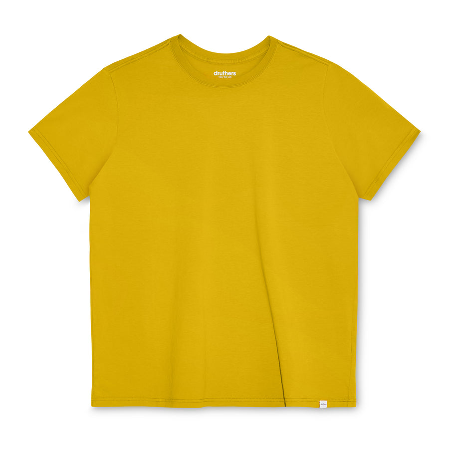 Certified Organic Cotton T-Shirt - Mustard