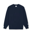 Load image into Gallery viewer, Organic Cotton 685 GSM French Terry Crewneck Sweatshirt - Dress Blue