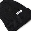 Load image into Gallery viewer, Merino Wool Big Knit Cardigan Beanie - Black