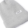 Load image into Gallery viewer, Merino Wool Big Knit Cardigan Beanie - Grey Heather