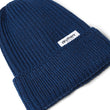 Load image into Gallery viewer, Merino Wool Big Knit Cardigan Beanie - Navy Blue