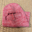 Load image into Gallery viewer, Organic Cotton Big Knit Balaclava - RED Melange SAMPLE SALE