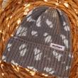 Load image into Gallery viewer, Merino Wool Big Knit Cardigan Beanie - Stone Heather