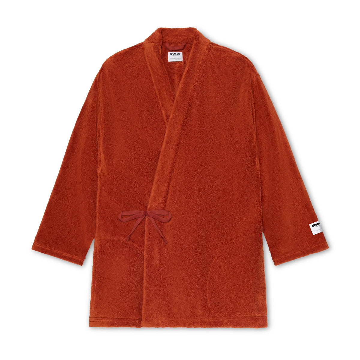 Organic Cotton Extra Heavyweight Kimono Robe Set Terra Cotta
