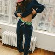 Load image into Gallery viewer, Organic Cotton 685 GSM French Terry Sweatpants - Dress Blue