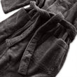 Load image into Gallery viewer, Organic Cotton Extra Heavyweight Terry Long Robe - Storm Grey