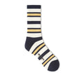 Load image into Gallery viewer, Luxury Yarn Stripe Crew Sock
