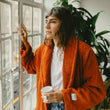 Load image into Gallery viewer, Organic Cotton Extra Heavyweight Kimono Robe Set - Terra Cotta