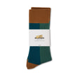 Load image into Gallery viewer, Ace Hotel Organic Cotton Everyday Crew Sock - Sand, Aqua & Seafoam