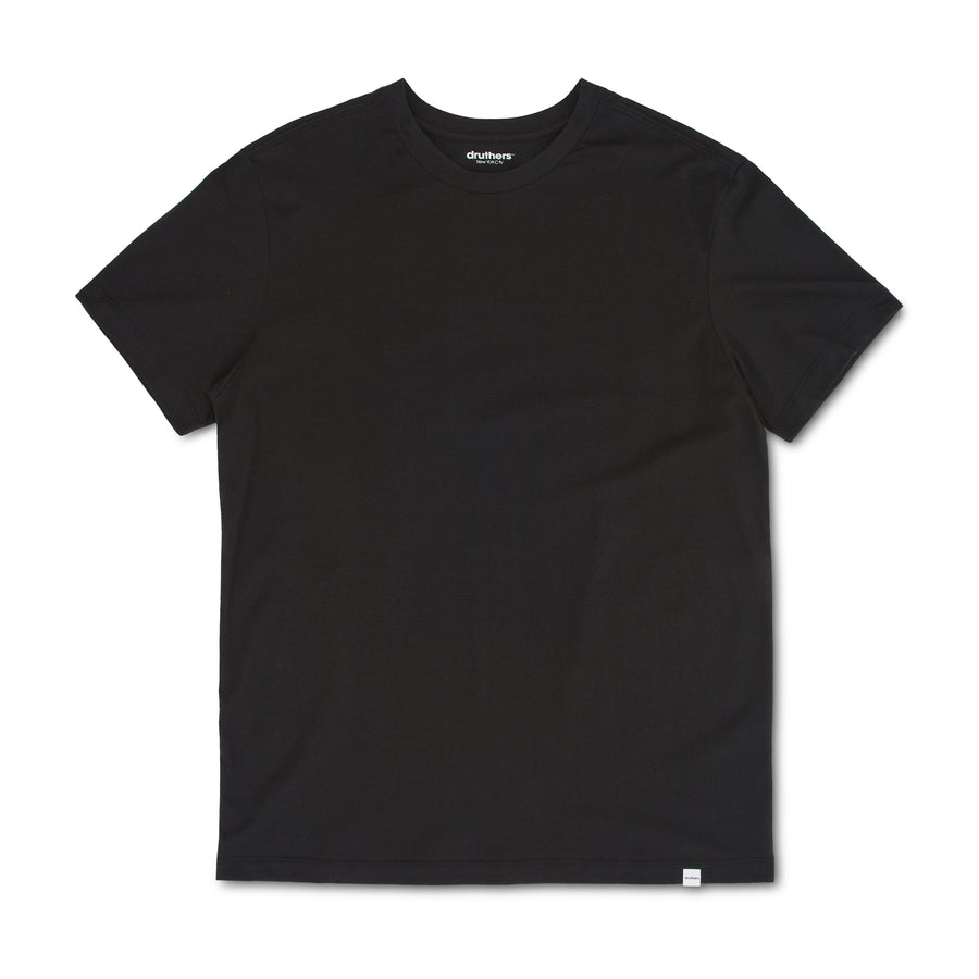 Certified Organic Cotton T-Shirt - Black