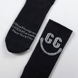 Load image into Gallery viewer, Goudron Marseille Organic Smile Sock - Black