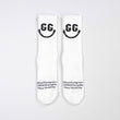 Load image into Gallery viewer, Goudron Marseille Organic Smile Sock - White