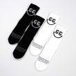 Load image into Gallery viewer, Goudron Marseille Organic Smile Sock - White