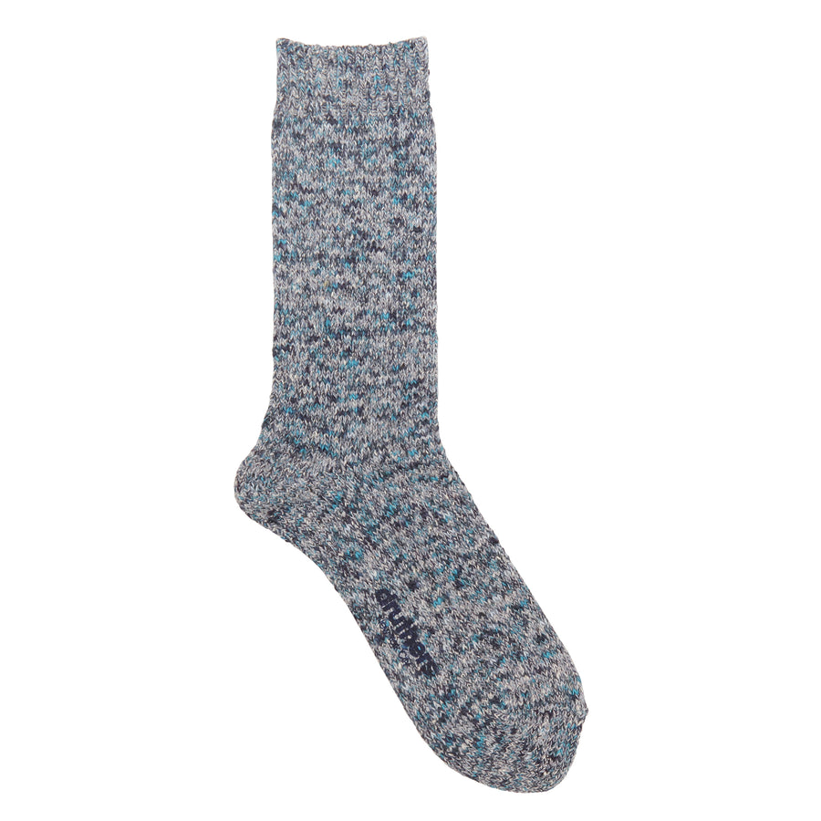 Recycled & Organic Cotton Tie Dye Yarn Crew Sock