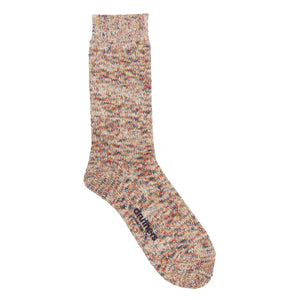 Recycled & Organic Cotton Tie Dye Yarn Crew Sock