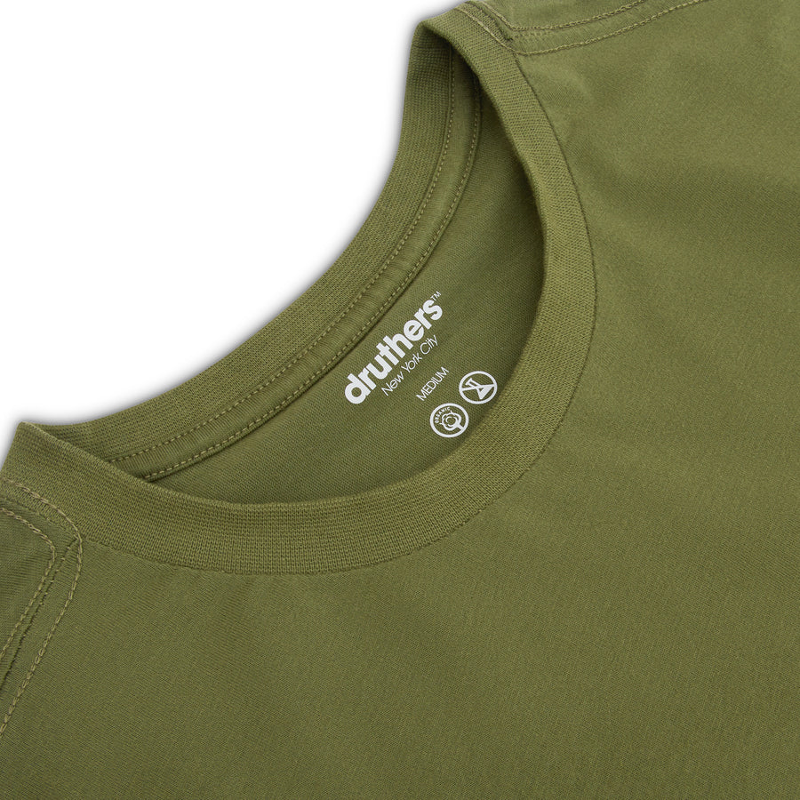 GOTS® Certified Organic Cotton T-Shirt - Olive