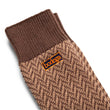 Load image into Gallery viewer, Bodega Herringbone Crew Sock - Brown