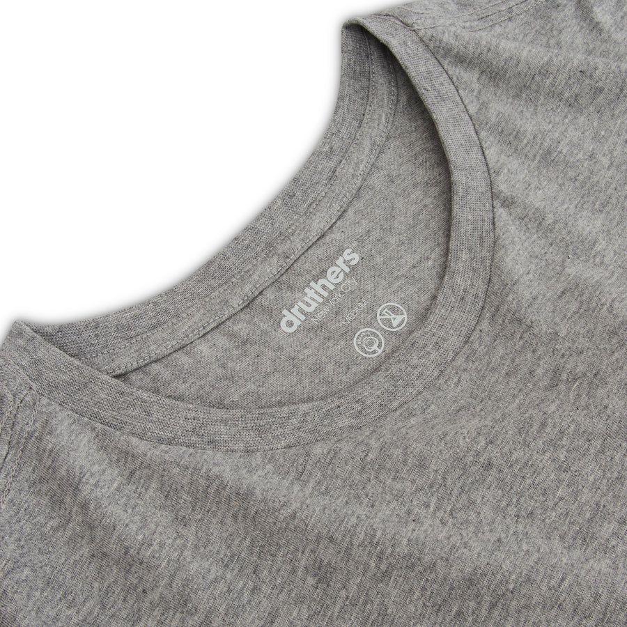 Certified Organic Cotton T-Shirt - Grey Heather