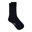 Load image into Gallery viewer, Pilgrim Surf + Supply Merino Wool Pennant Repeat Crew Sock - Blue Black
