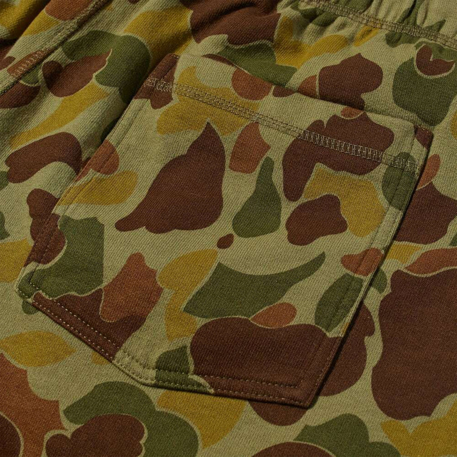Nigel Cabourn Embroidered Arrow Sweat Short - US Camo - Large