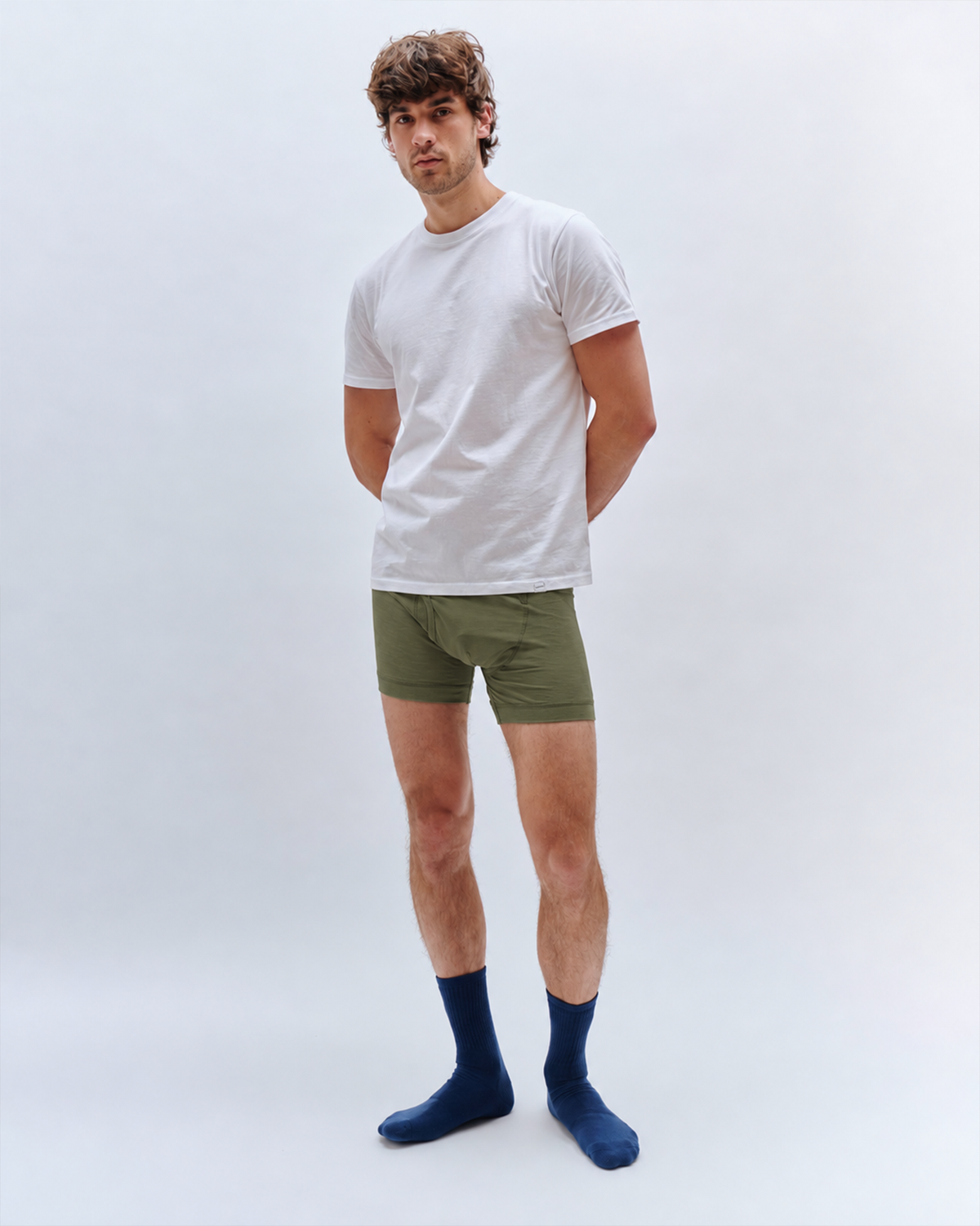 Organic Cotton Boxer Briefs - CAPULET OLIVE