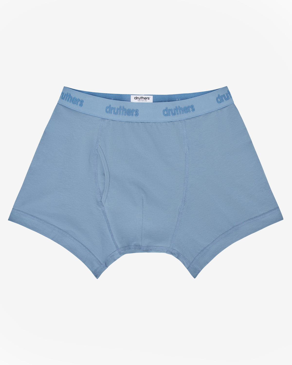 Organic Cotton Boxer Briefs - Dusty Blue