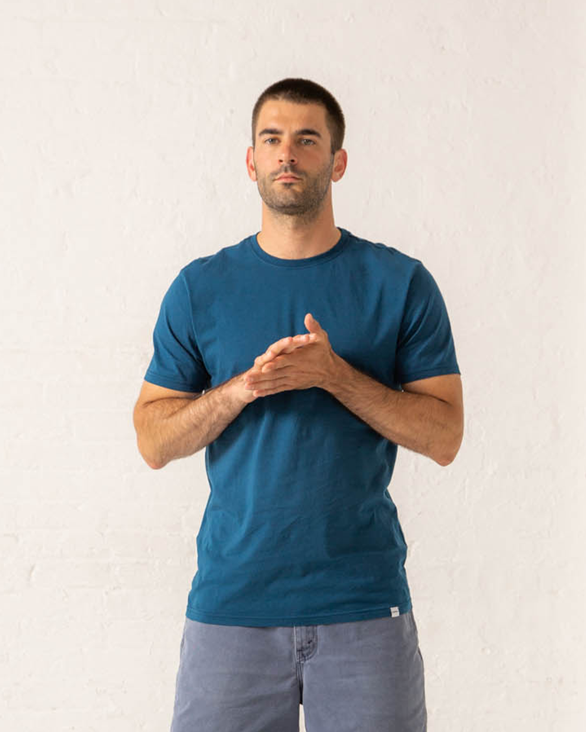 Classic Organic Cotton T-Shirt - Dusty Indigo