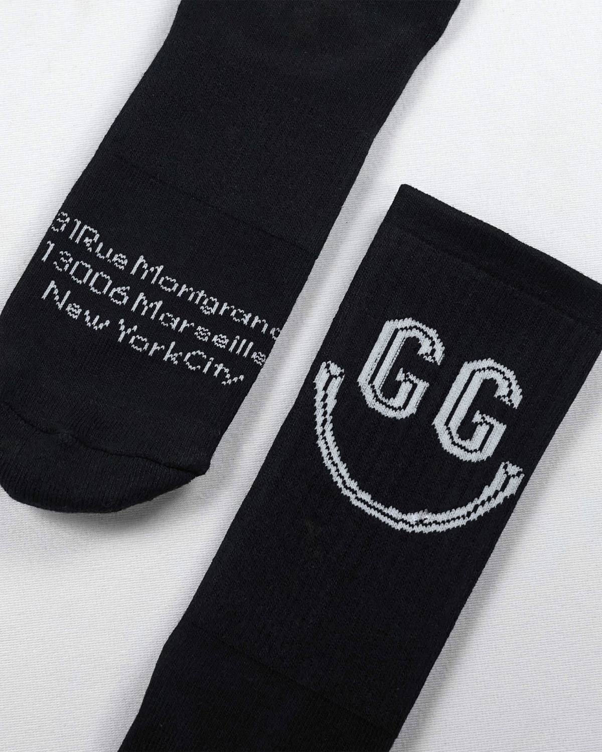 Goudron Marseille Organic Smile Sock - Black