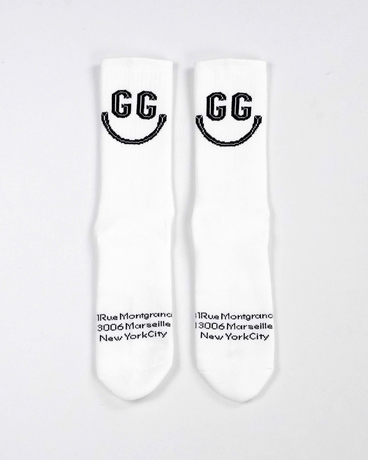 Goudron Marseille Organic Smile Sock - White