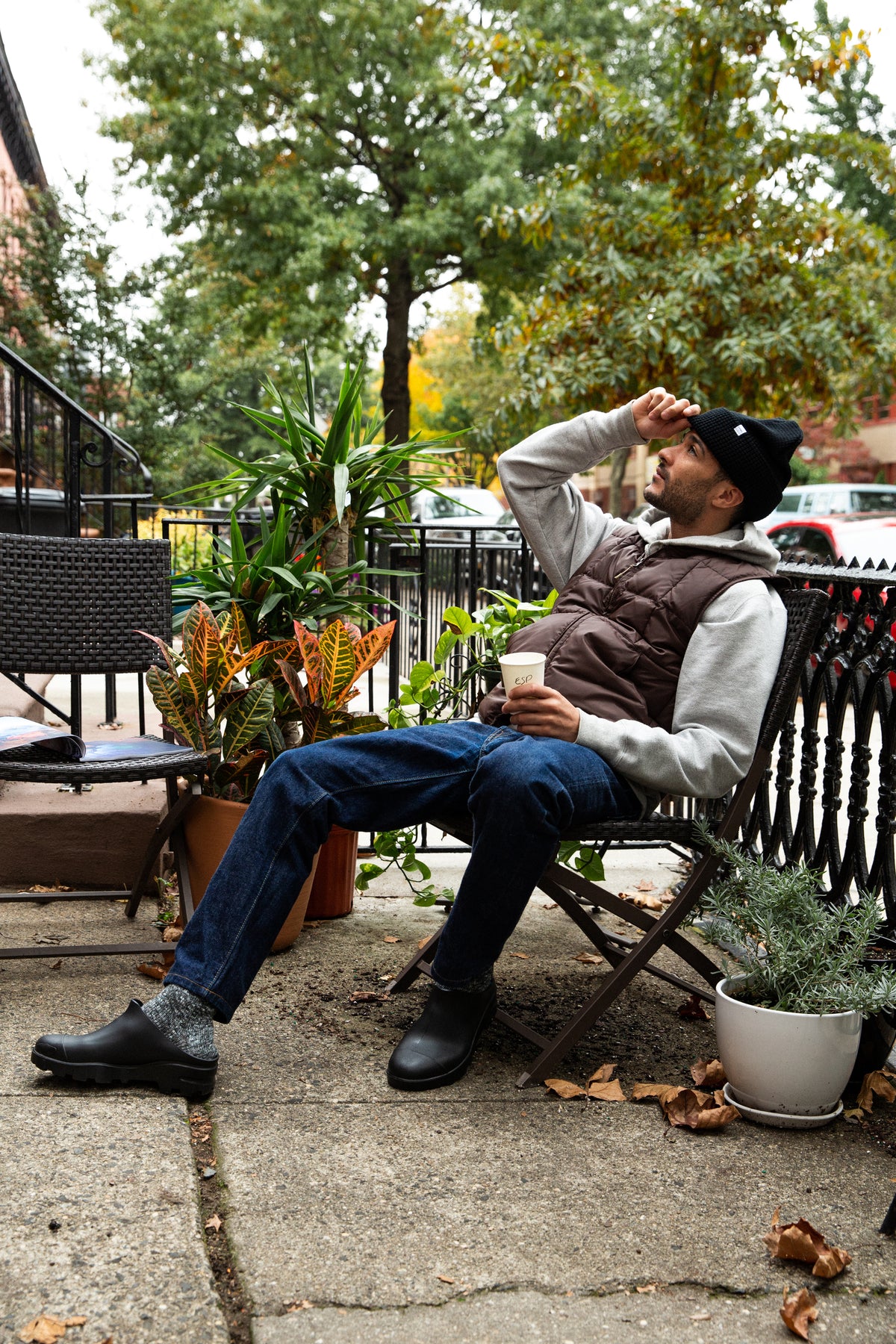 Organic Cotton Waffle Knit Beanie