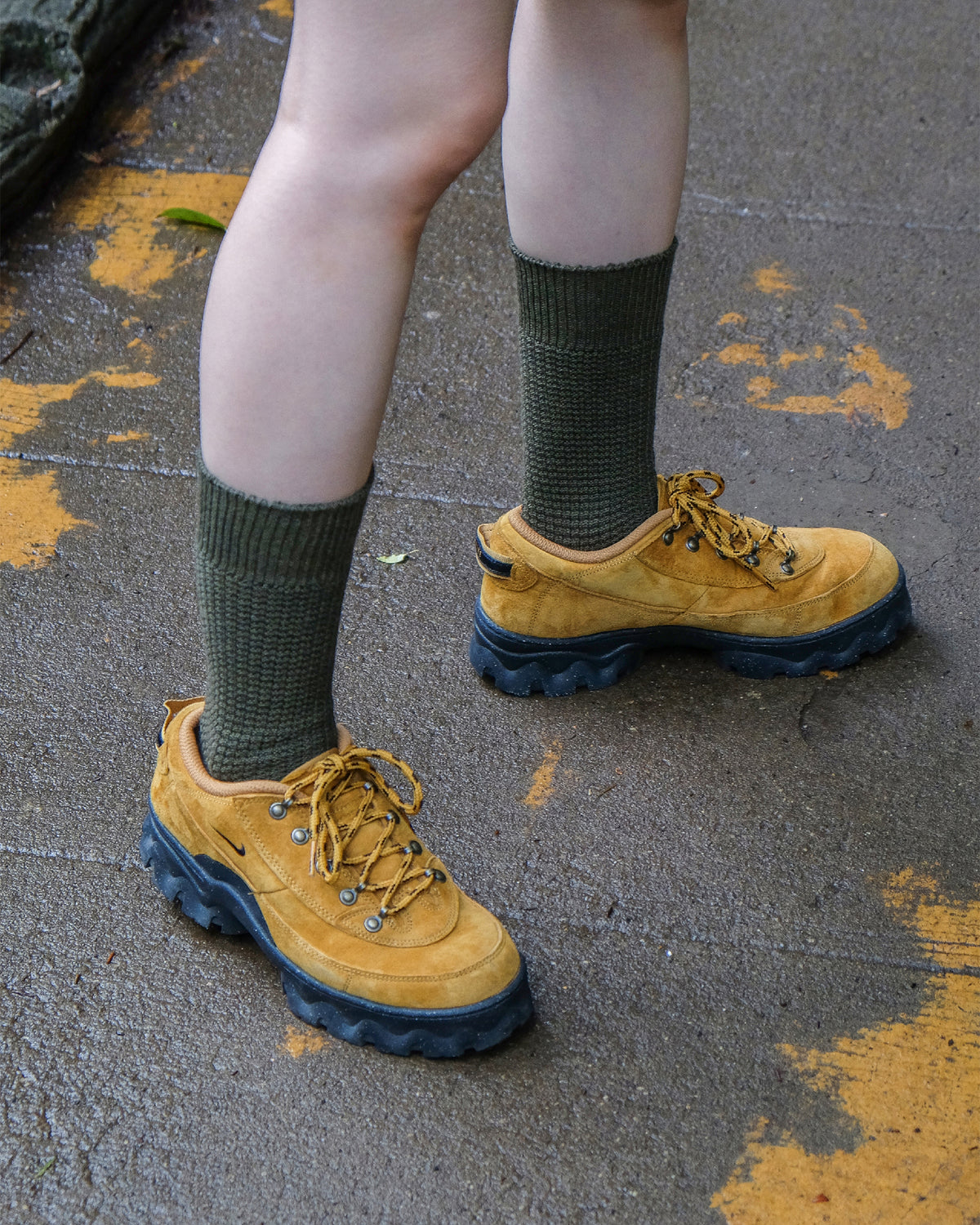 Merino Wool Waffle Sock