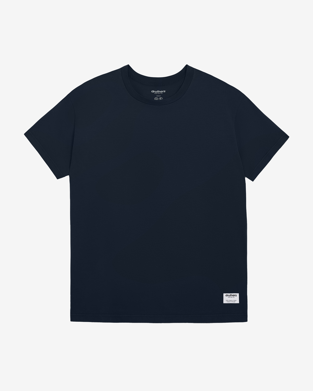 Heavyweight Organic Cotton T-Shirt - Caviar