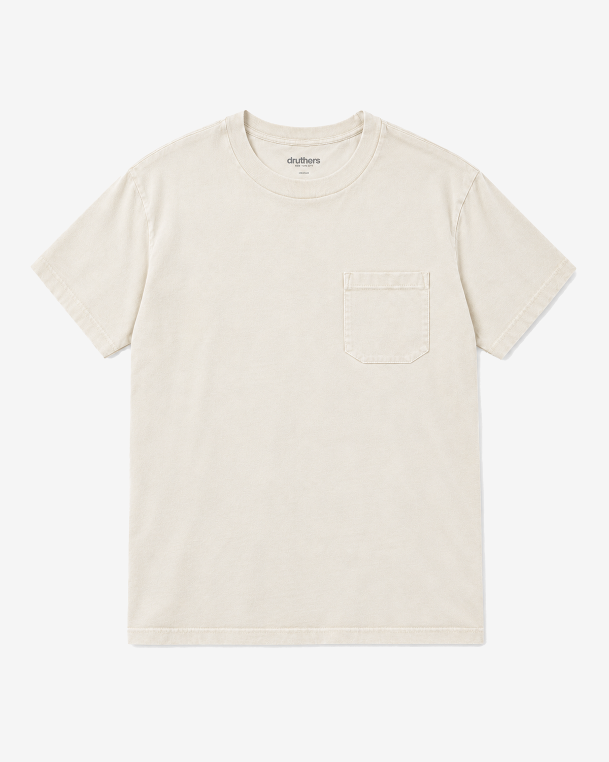Washed Organic Cotton Pocket Tee