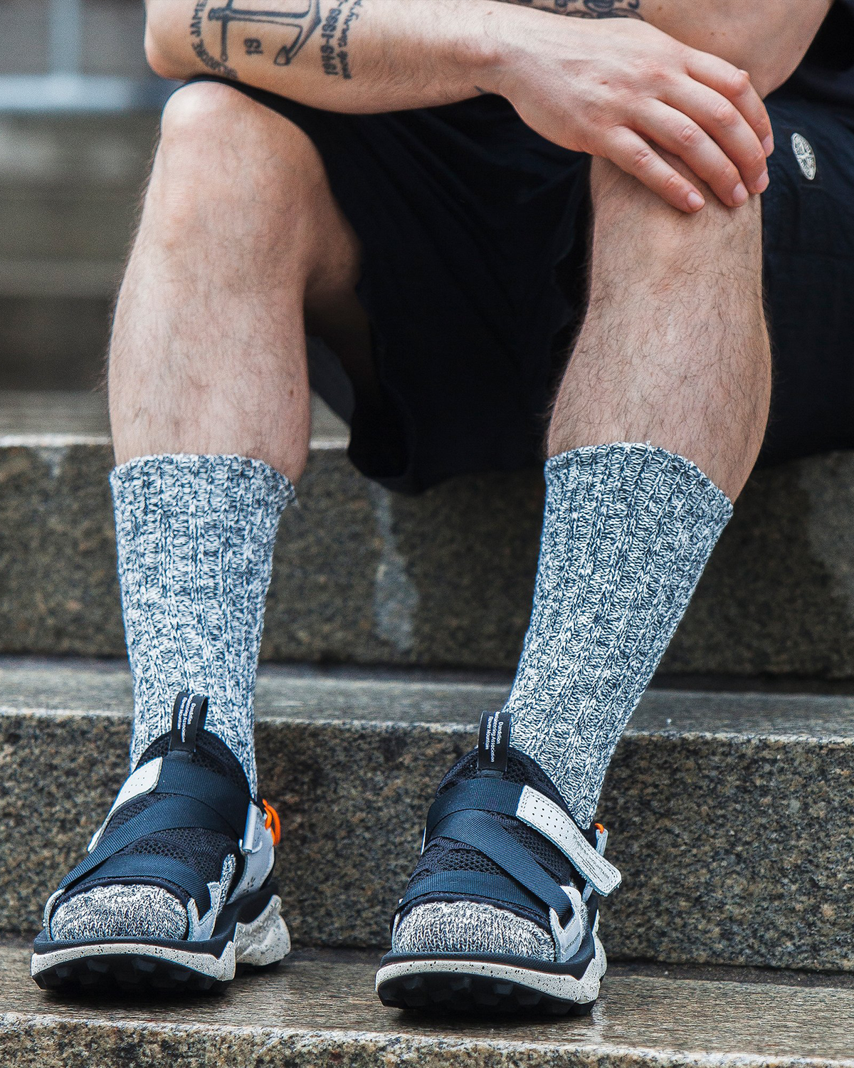 Organic Cotton OG Rib Slub Crew Sock