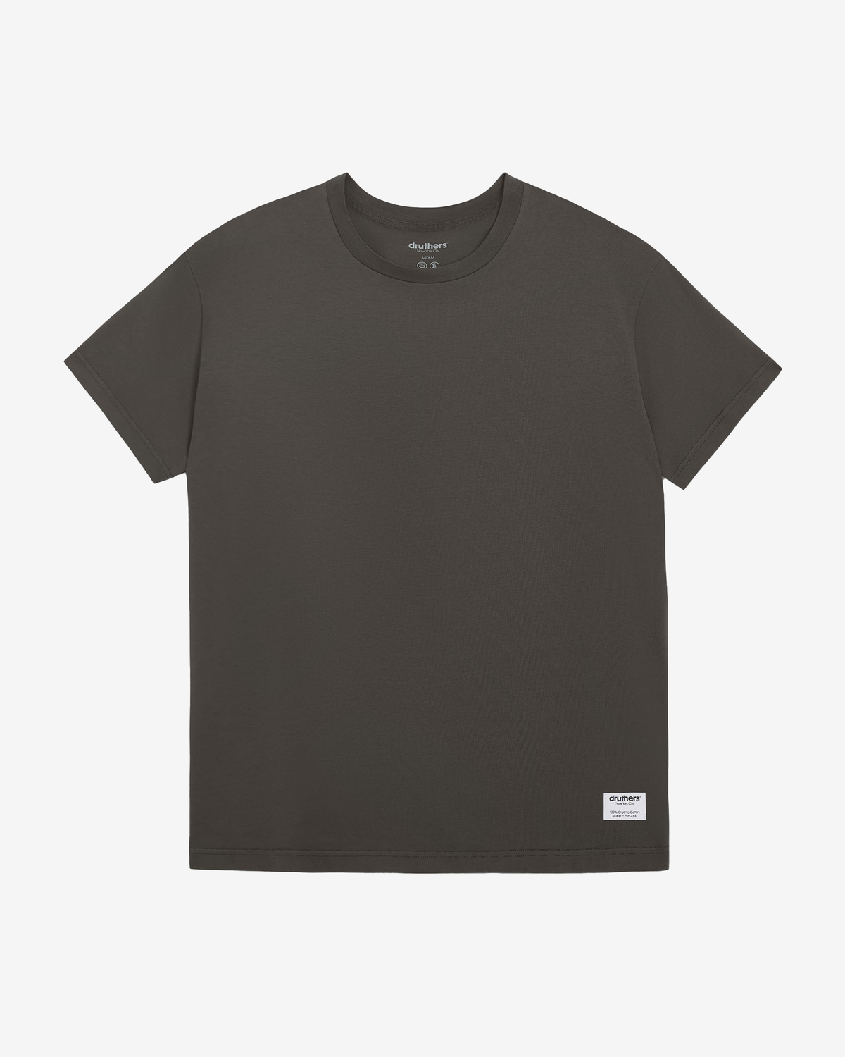 Heavyweight Organic Cotton T-Shirt - Caviar