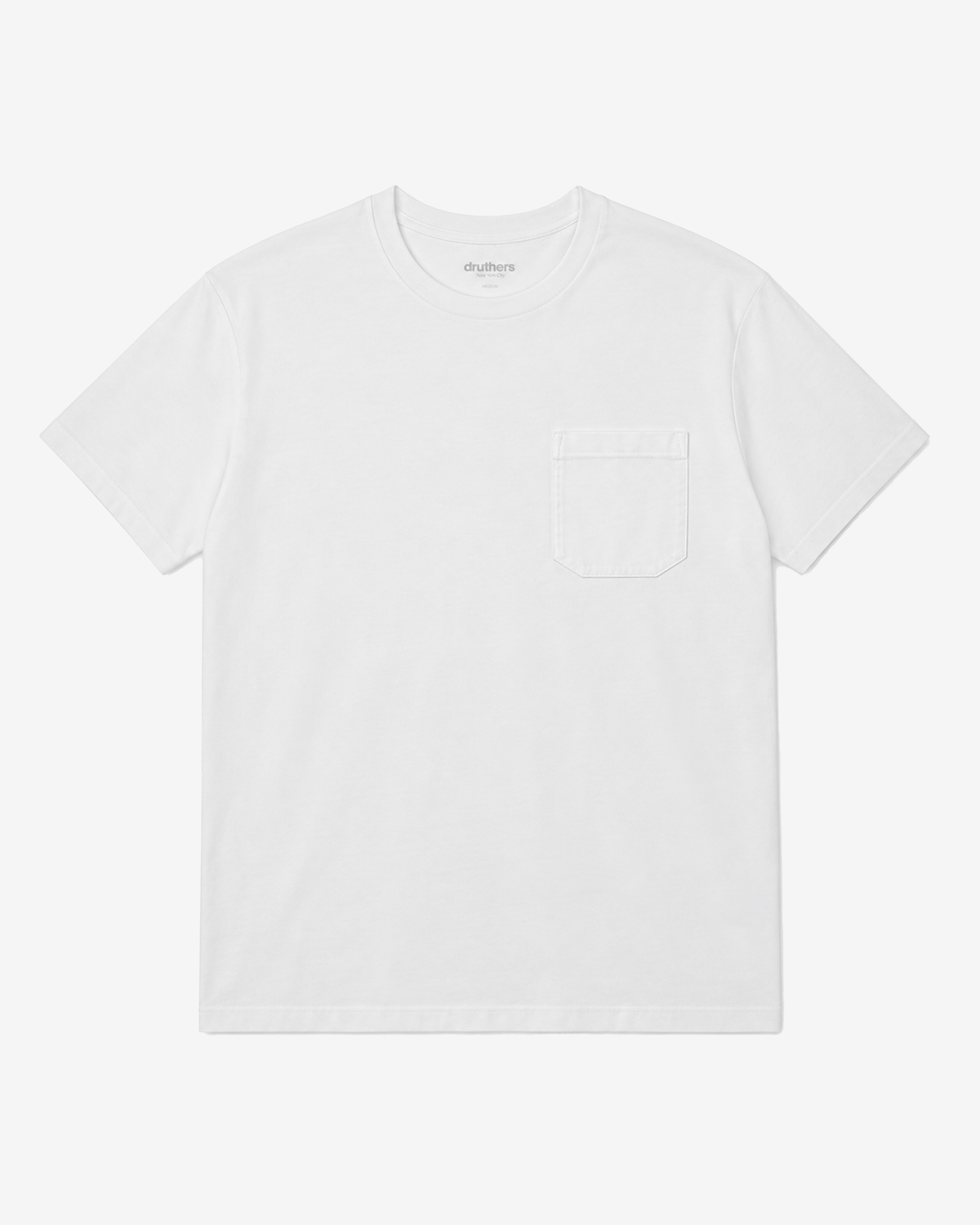 Washed Organic Cotton Pocket Tee