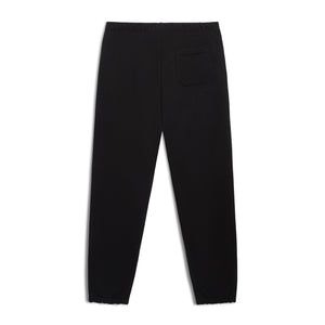 Organic Cotton 500 GSM Brushed French Terry Sweatpants - Caviar