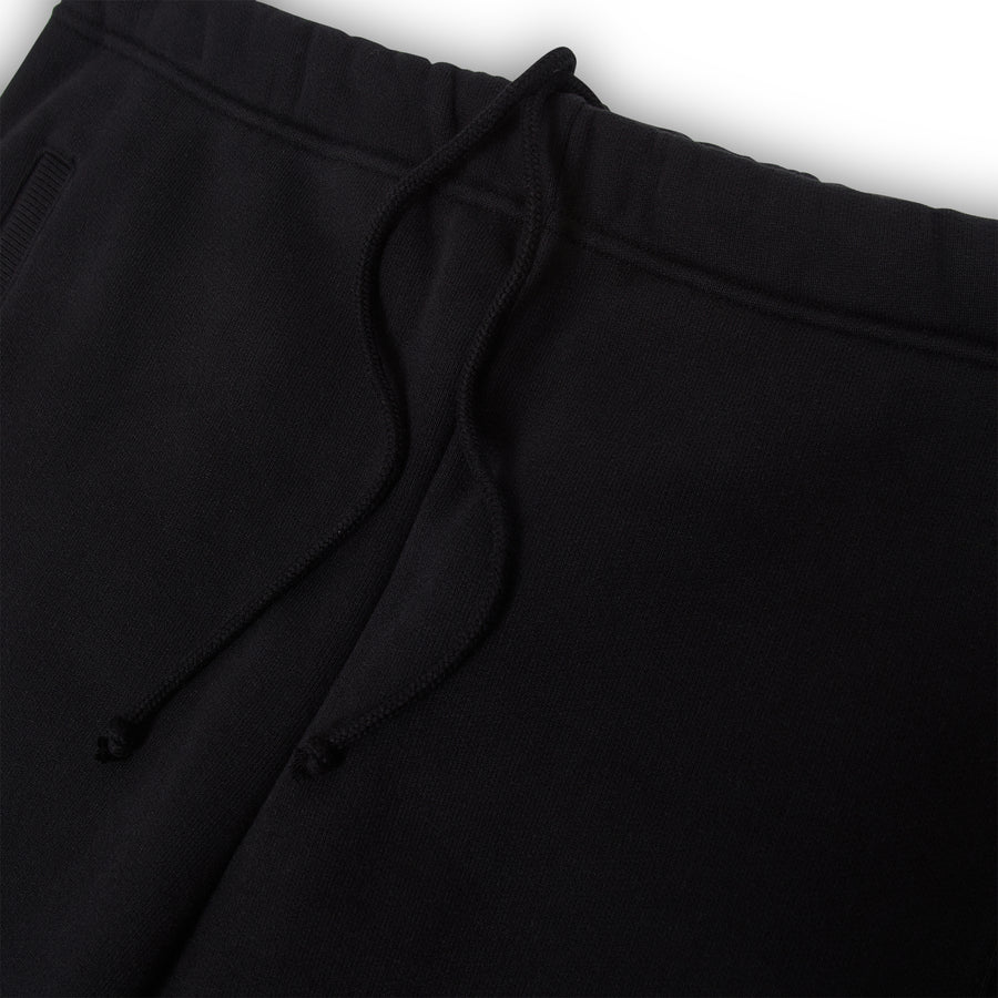 Organic Cotton 500 GSM Brushed French Terry Sweatpants - Caviar