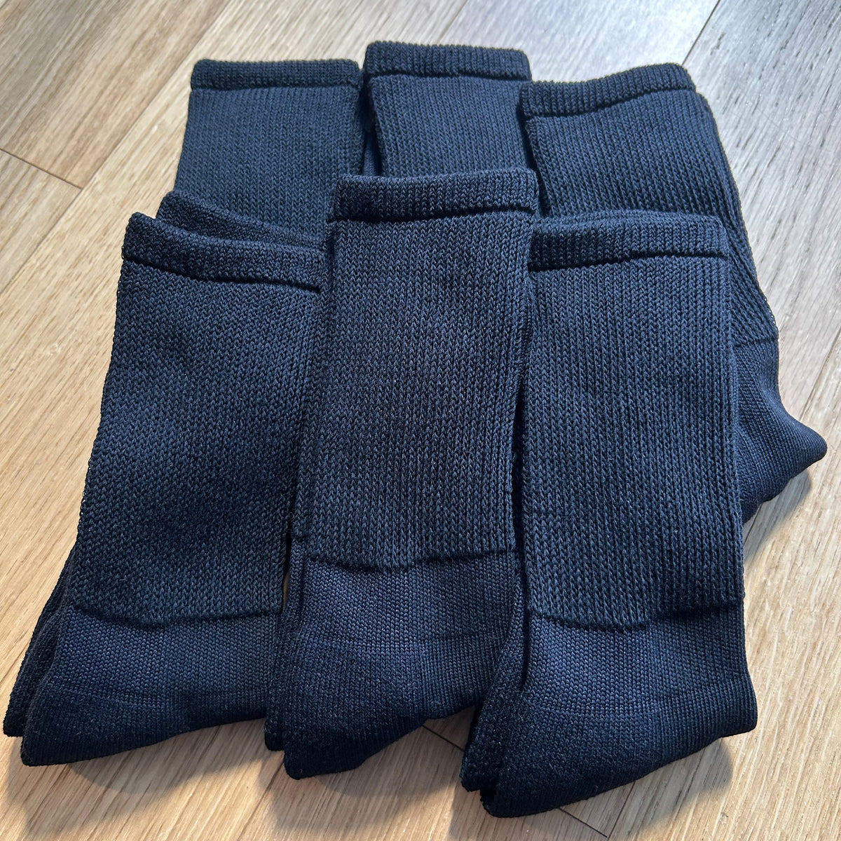 Merino Wool Defender Boot Sock - Black - SAMPLE SALE ITEM SET OF 6