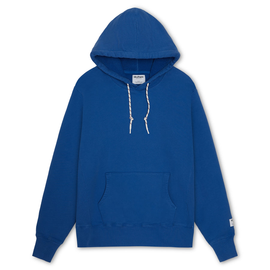 Organic Cotton 685 GSM French Terry Hooded Sweatshirt - Beaucoup Blue