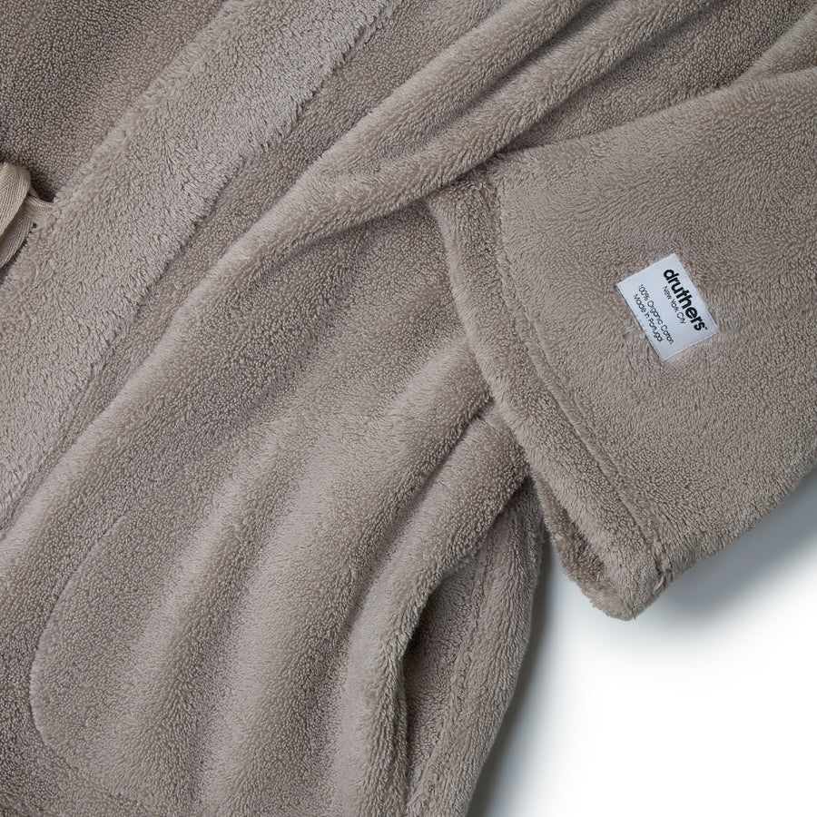 Heavyweight Robe Organic Cotton Extra Heavyweight Kimono Robe Set - Chateau Grey ...
