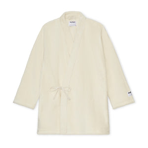 Organic Cotton Extra Heavyweight Kimono Robe Set - Dark White